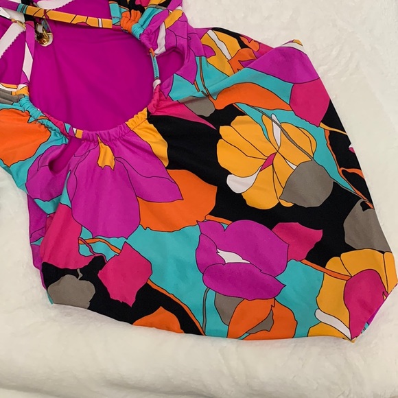 NWT TRINA TURK GEMINI PLUNGE MAILLOT - Picture 14 of 16